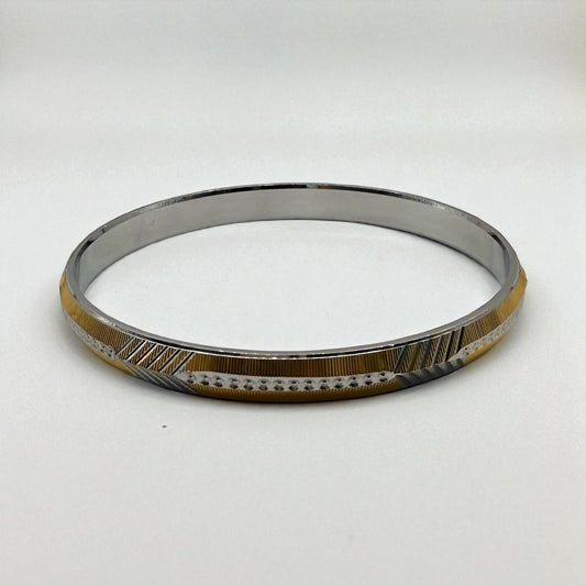 Silver 925 Kada for Men – Arrow Design in Golden & Silver Shade