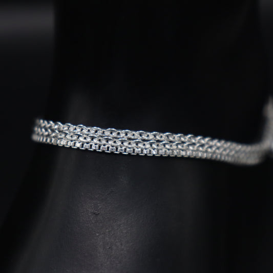 Elegant Sterling 925 Silver Anklets