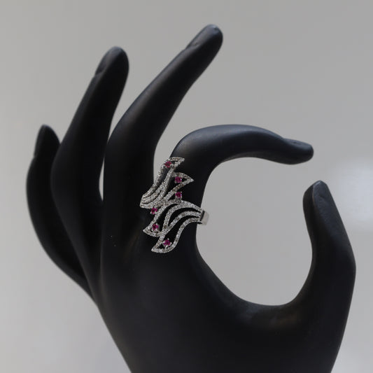 Pink Elegance Diamond Ring