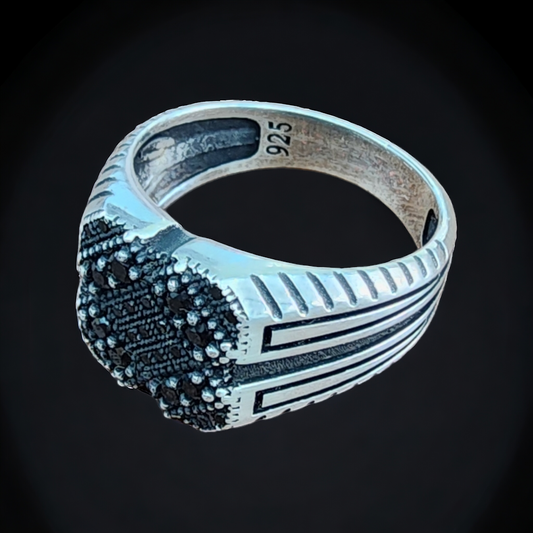 "Sterling Silver 925 Turkish Men's Ring"