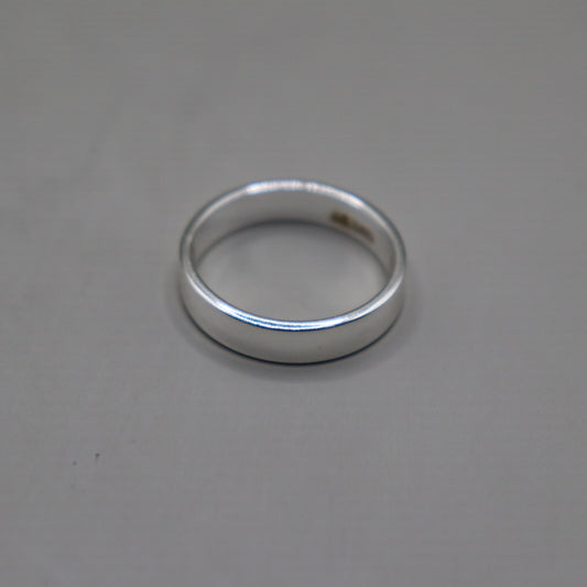 Sleek Simplicity 925 Silver Men's Ring