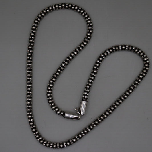 Padded Cable 925 Silver Men's Chain