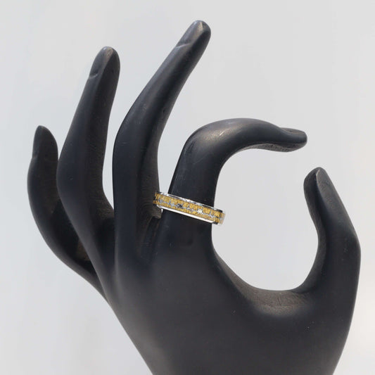 Yellow Designer Silver 925 Ring