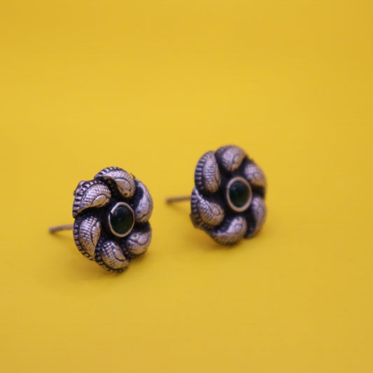 "Opulent Orchid Earrings"