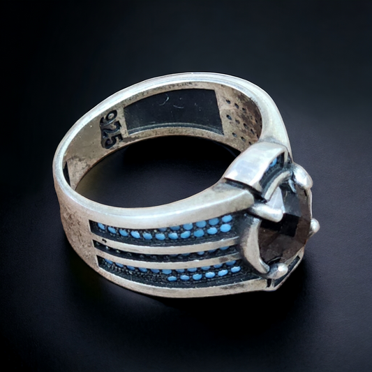 Turkish Silver Essence Men's Ring