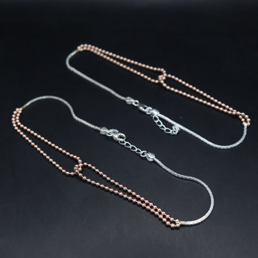 Ethereal Elegance 925 Silver Anklet