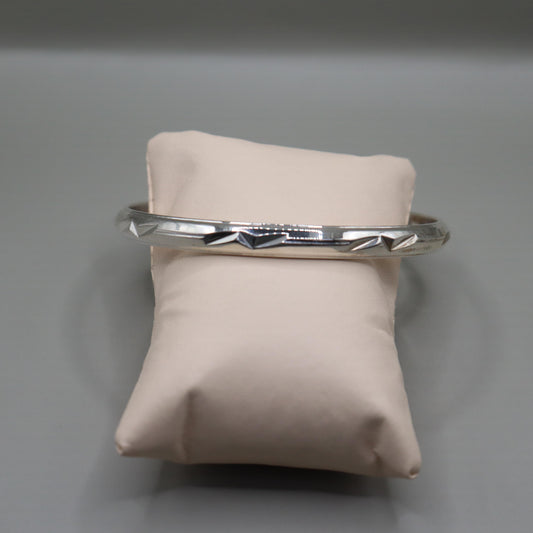 "Sterling 925 Silver Men's Kada Bracelet"