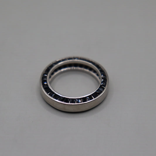 Double Ridge 925 Silver Men's Ring