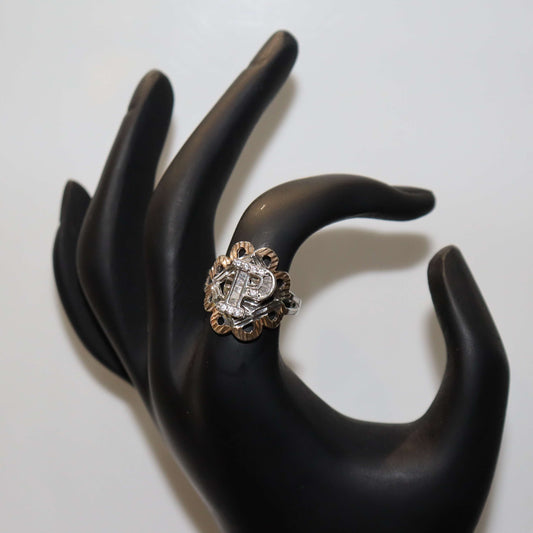 Diamond Bianchi Italian Ring
