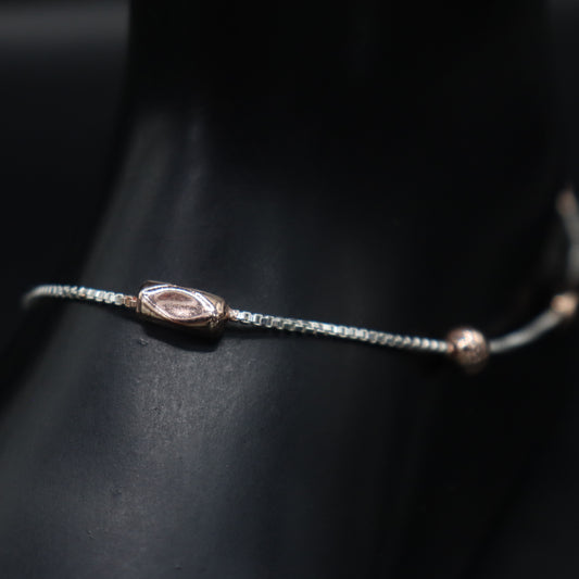 "Sterling Elegance 925 Silver Anklets"