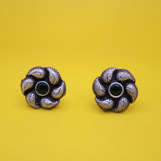 "Opulent Orchid Earrings"