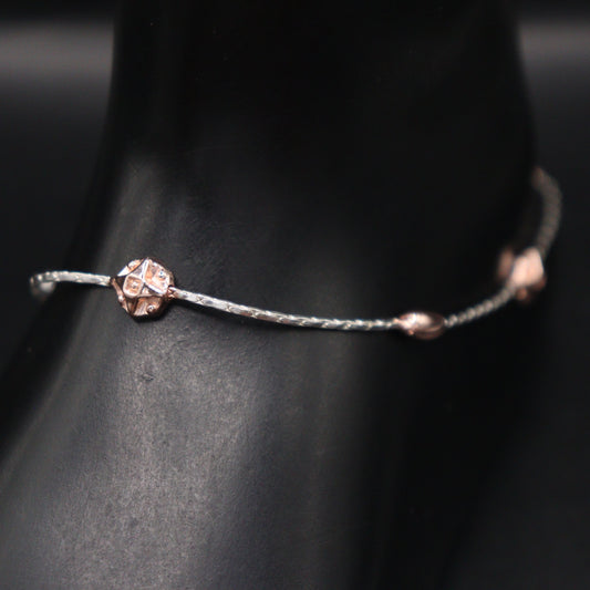 "Sterling Elegance 925 Silver Anklet"