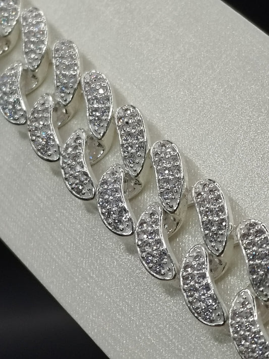 "Bold Silver Serpent Bracelet"