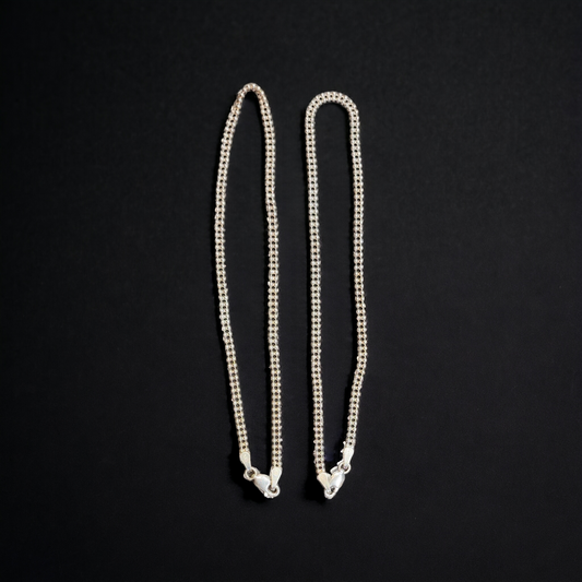 "Elegant 925 Sterling Silver Anklet"