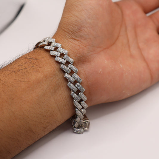 "Silver Strength Bracelet"