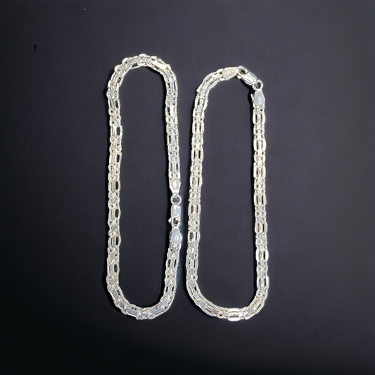 Sleek 925 Sterling Silver Anklet