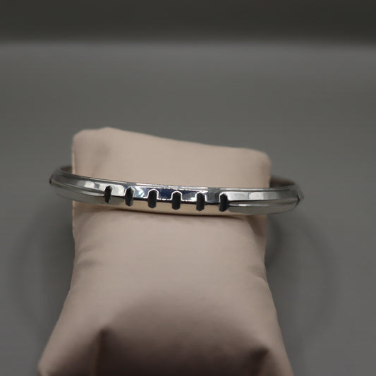 "Silver Elegance 925 Men's Kada"