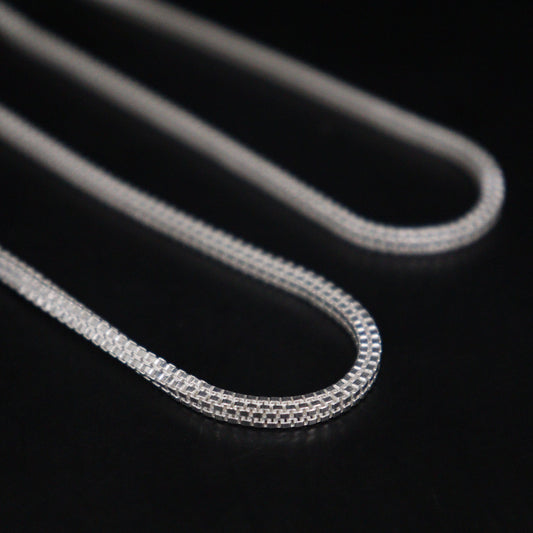 "Silver Serpent 925 Men's Chain"