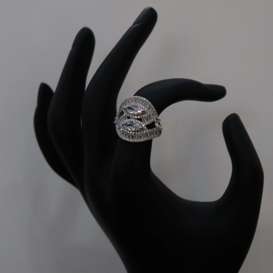 Stella Diamante Italian White Diamond Ring