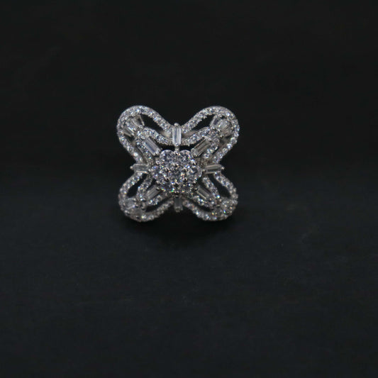 Bianca Diamante Italian Ring