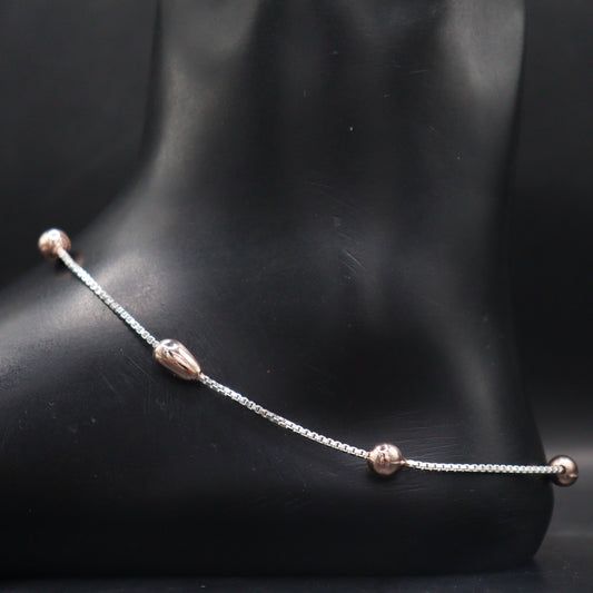 "Serenity Silver 925 Anklet"