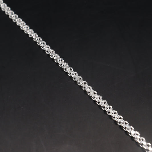 "Sleek Silver 925 Men's Link Chain"
