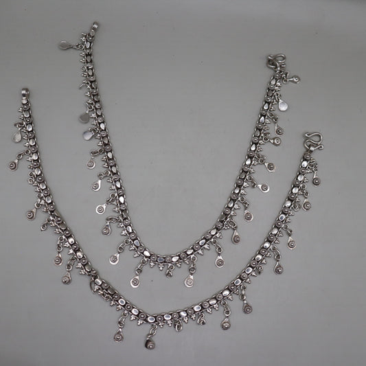 "Sterling Silver Gleam Diva Anklet"