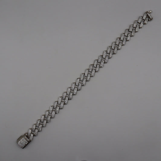 "Silver Strength Bracelet"