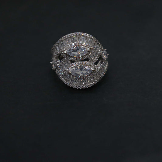 Stella Diamante Italian White Diamond Ring