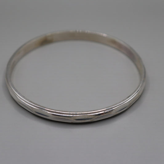 "Sleek Sterling Silver Men's Kada 925"