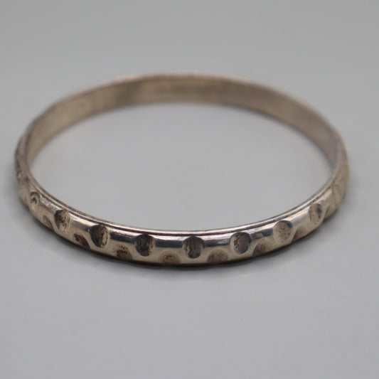 "Silver Elegance Bangles"