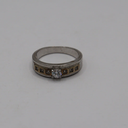 "Midnight Warrior Men's Band Ring"