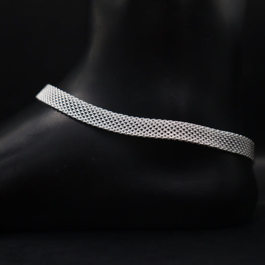 "Sterling Silver 925 Charm Anklet"