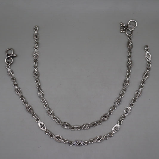 "Sterling Grace 925 Silver Anklet"
