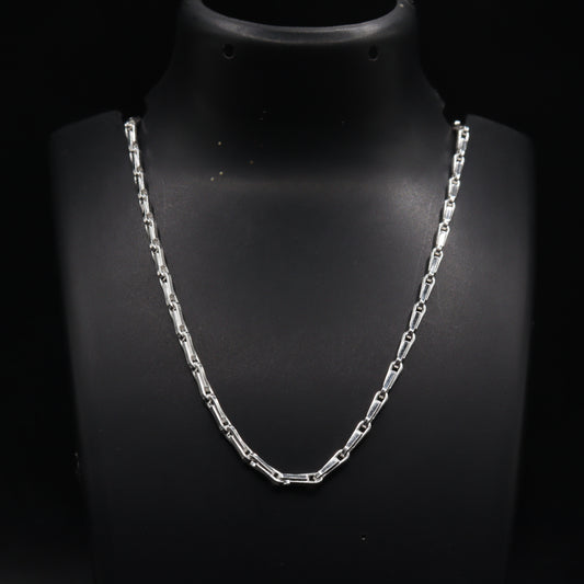 "Sleek 925 Silver Men's Chain"