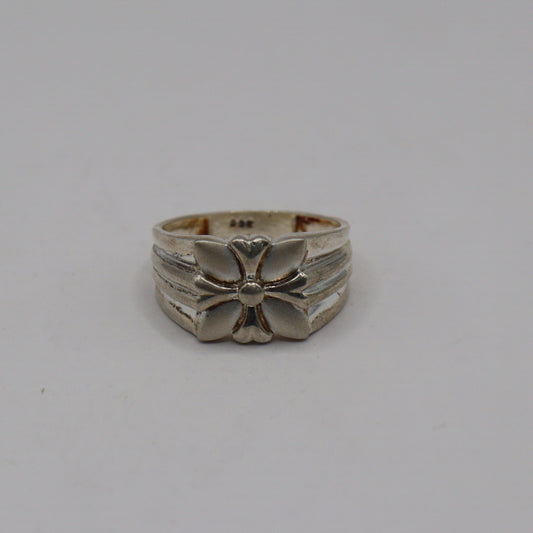 Midnight Silver 925 Band Ring