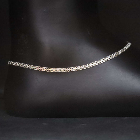"925 Sterling Silver Elegance Ankle Bracelets"