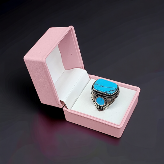 Sapphire Ottoman 925 Silver Men's Ring