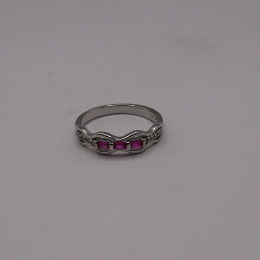 "Diamond Shine Silver Ring"