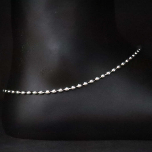 "Sterling Silver 925 Traditional Anklet"