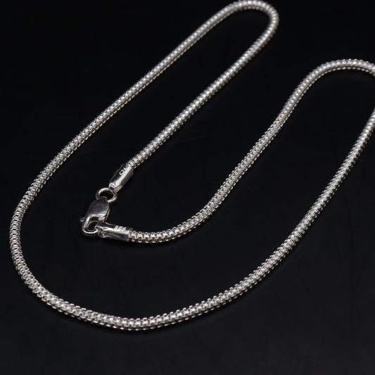 "Sleek Silver 925 Men's Chain"