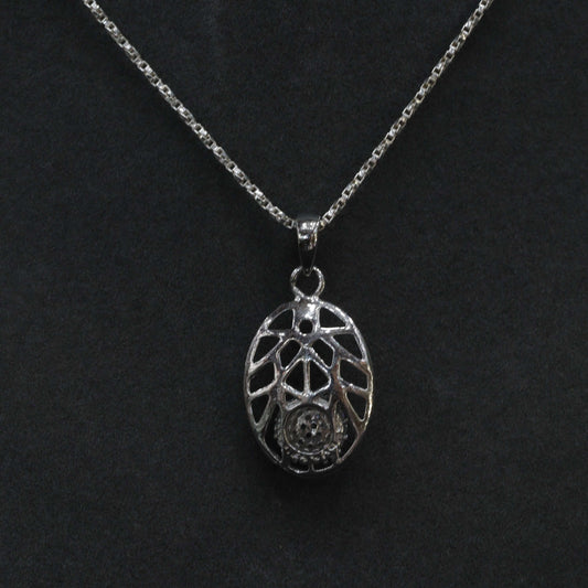 "Sparkling Silver Shimmer Pendant Sets