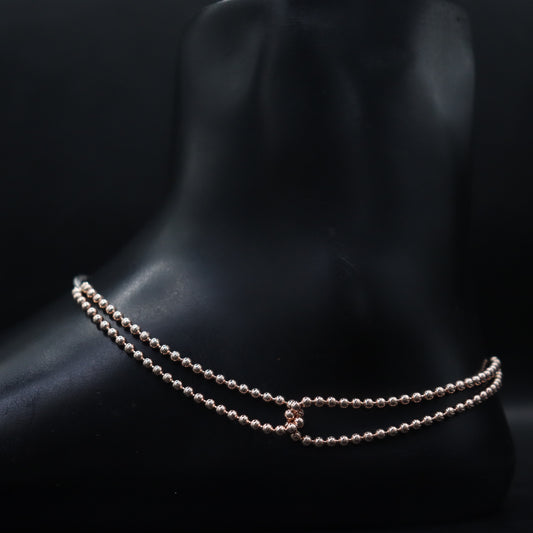 Ethereal Elegance 925 Silver Anklet