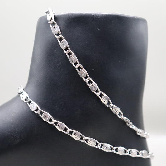 Elegance 925 Silver Anklet Set