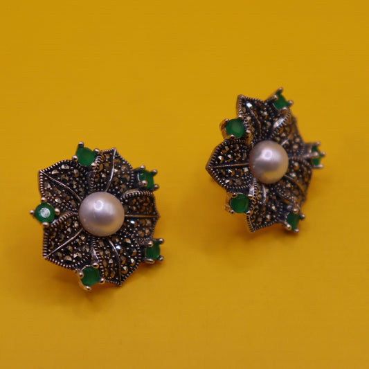 "Emerald Enchantment Earrings"