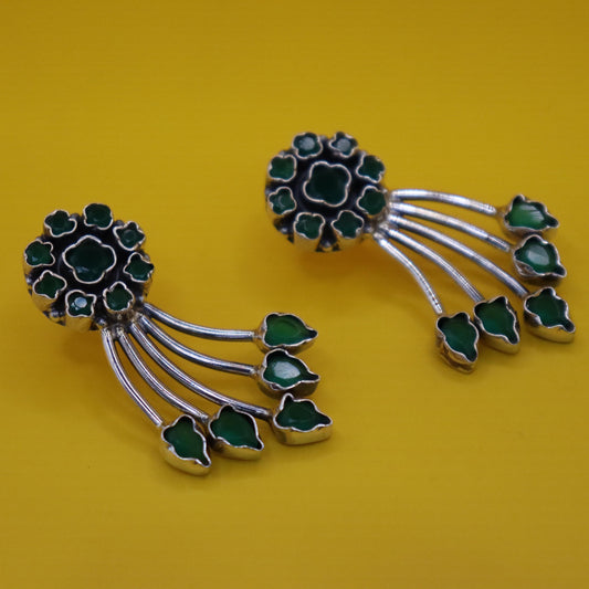 "Golden Blossom Earrings"