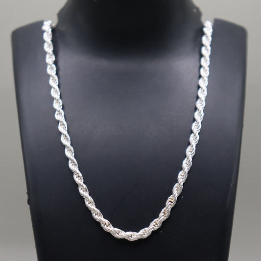 "Glacier Link 925 Silver Men's Chain"