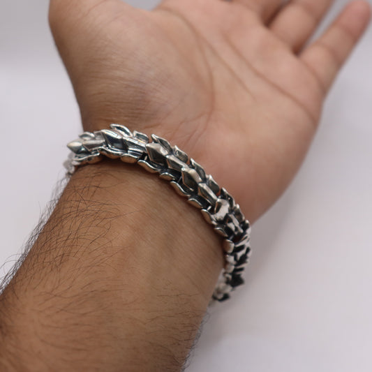 Silver Shield 925 Bracelet