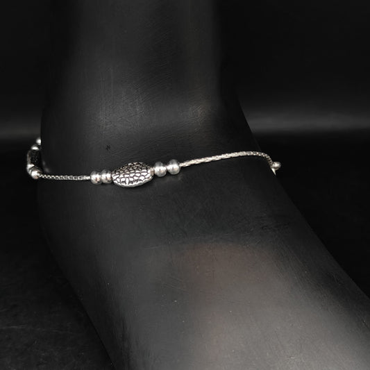 "925 Sterling Silver Sparkle Anklet"