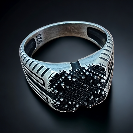 "Sterling Silver 925 Turkish Men's Ring"